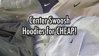 centre swoosh hoodie