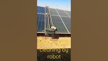solar module cleaning by robot #new #viral