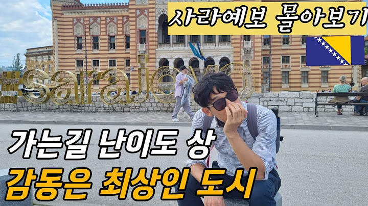 가는길 난이도 상이자만 들어가면 감동 최상인 도시 '사라예보' 몰아보기 / 플펭 세계살이 보스니아편
