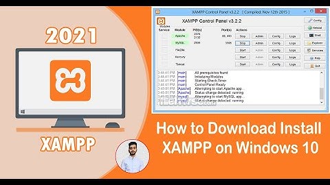 How to Download and Install XAMPP Server On Windows 10 l Asmual Obaidul Hoque 2021