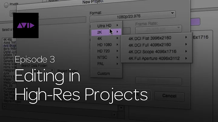 Get Started Fast with Media Composer for High-Res Workflows—Episode 3