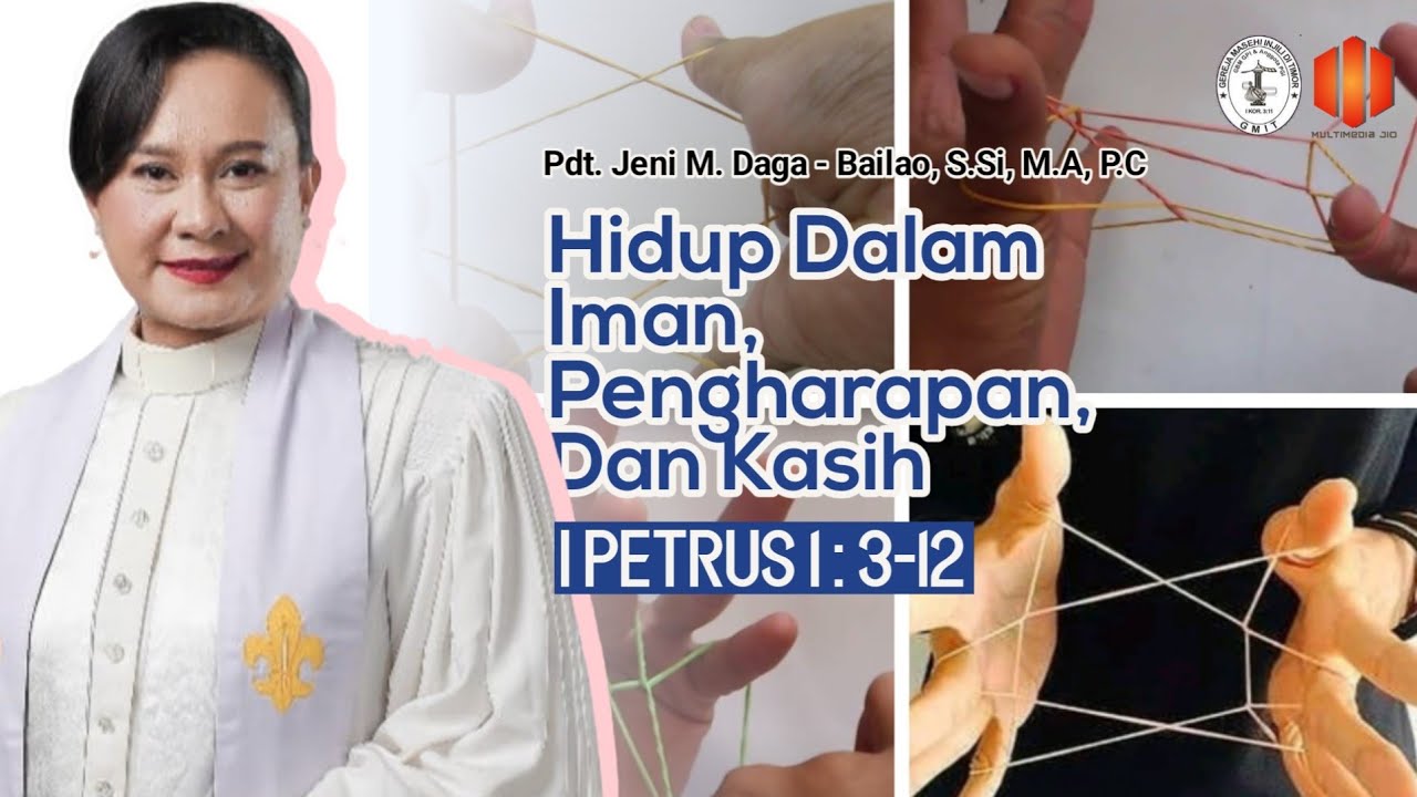 Khotbah Kristen, 30 April 2023, Pdt. Jeni M. Daga - Bailao, S.Si, M.A, P.C.