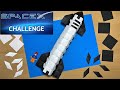  origami spacex starship tutorial  origami modular 3d  spacex paper model  spaceship easy