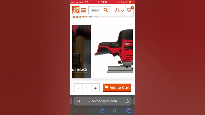 Milwaukee M12 jigsaw deal￼#shorts #Milwaukee #Deals #tools #homedepot #homedepotdeals