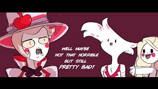 Hazbin Hotel Dubbed: Charlie and Lucifer -  Not That Horrible  ( Hazin Hotel Comic dub)