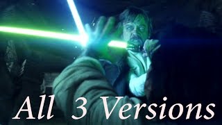 Luke VS Ben  All 3 Flashbacks Combined | The Last Jedi.