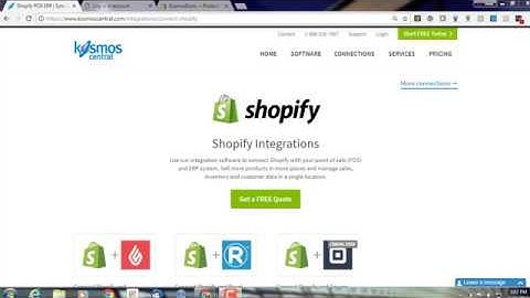 Connect Shopify to POS and ERP by Kosmos eSync