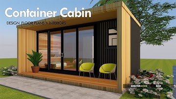 Amazing Shipping Container Cabin Prefab Design with Floor Plans + Pictures | MODBOX 160