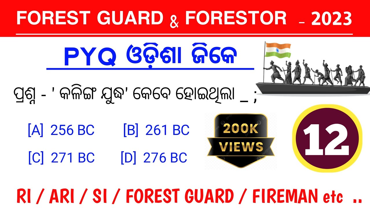 Fireman & Forest Guard GK 2023 | Forest Guard GK | Fireman Gk | Odisha Gk Previous Year Question |