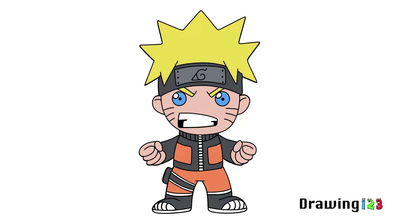 Naruto Drawing Tutorial - How to draw Naruto step by step