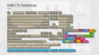 Unboxing GMK CYL Rubrehose Keycap Set