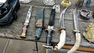 Flea Market in Tbilisi - Models of Classic Cars, Daggers and Knives