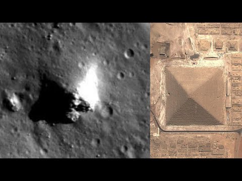 Ancient Egyptian Pyramid Found On Moon, NASA Source!  UFO Sighting News.