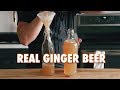 3 Ingredient Homemade Fermented Ginger Beer