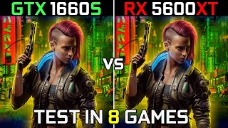 GTX 1660 SUPER vs RX 5600 XT | Test in 8 Games | in 2021