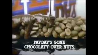 Chocolatey Payday Candy Bar Commercial 80s Avalanche