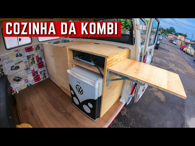 REFIZEMOS TODA A COZINHA DA KOMBI HOME 