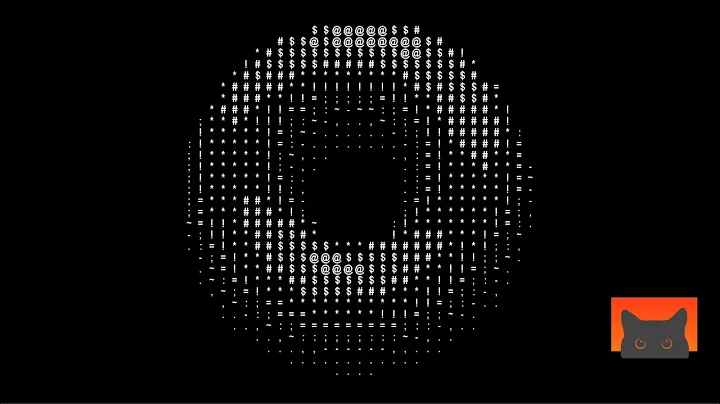 3D ASCII Spinning Donut Tutorial
