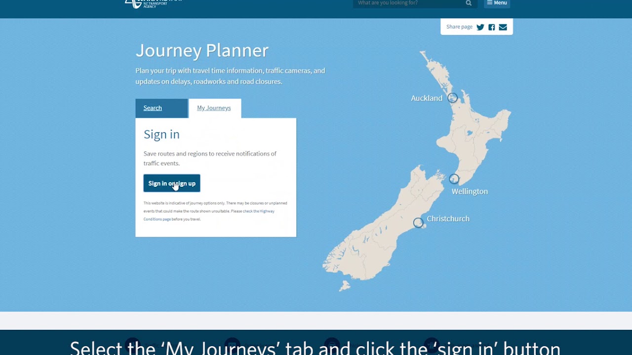 journey planner auckland motorway