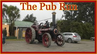 Taking A Steam Traction Engine To The Local Pub