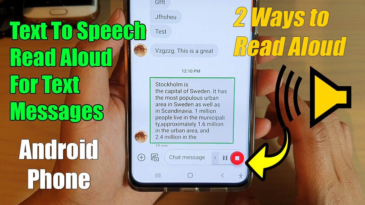 how to do speech to text on samsung phone