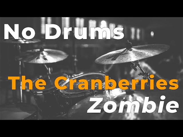 The Cranberries - Zombie (Drum backing track - Drumless) class=