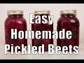 Easy Homemade Pickled Beets (Med Diet Episode 26)