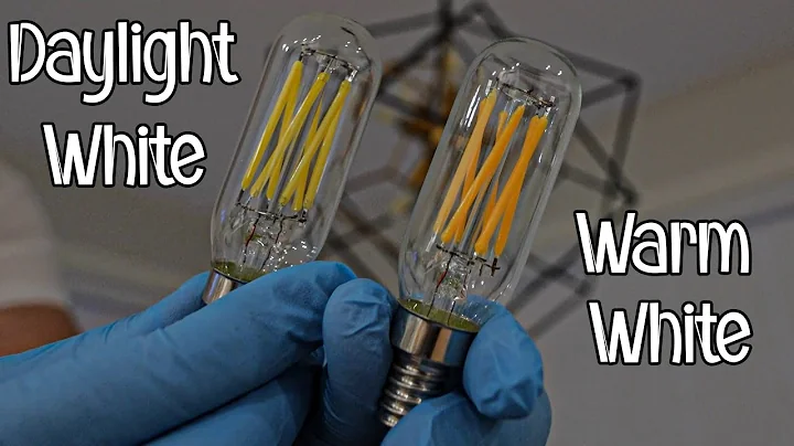 Chandelier LED Bulb | Shape T8/Type E12 | Warm White vs Daylight White (Amazon Rating  4.8 out of 5)