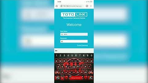 Router || Restart Router Totolink N200RE v4.0
