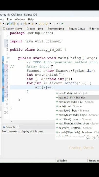 Core Java | Arrays | How to take input and print the Array | lecture 14 ...