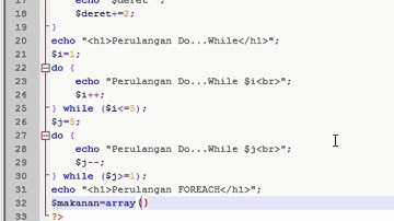 Perulangan FOREACH pada PHP