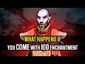 Skyrim  what happens if you come to neloth with 100 enchantment