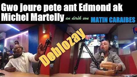 Gwo JOURE pete ant Michel Martelly ak animat Edmon...