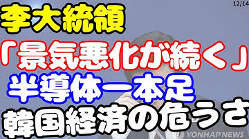 【ニュースに愚見】李大統領、「景気悪化が続く」　半導体一本足_韓国経済の危うさ