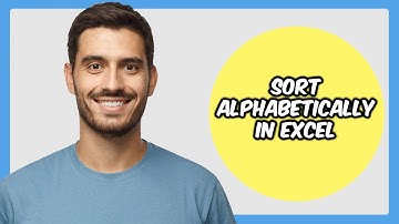 Sort Alphabetically in Excel - Easy Tutorial for Beginners in (2024)
