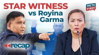 Recap Testigo Vs Royina Garma Lumutang Sa Quad Com Hearing