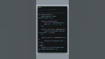 Speed Up Web Apps with Web Workers #WebDevelopment