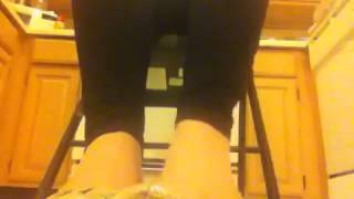 Wife Shoeplay In Silver Ballet Flats