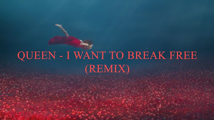 I Want to Break Free Remix version - Remix performance video thumbnail