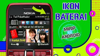 Symbian os Nokia e63 |  How to change the battery icon |  how to change the battery icon