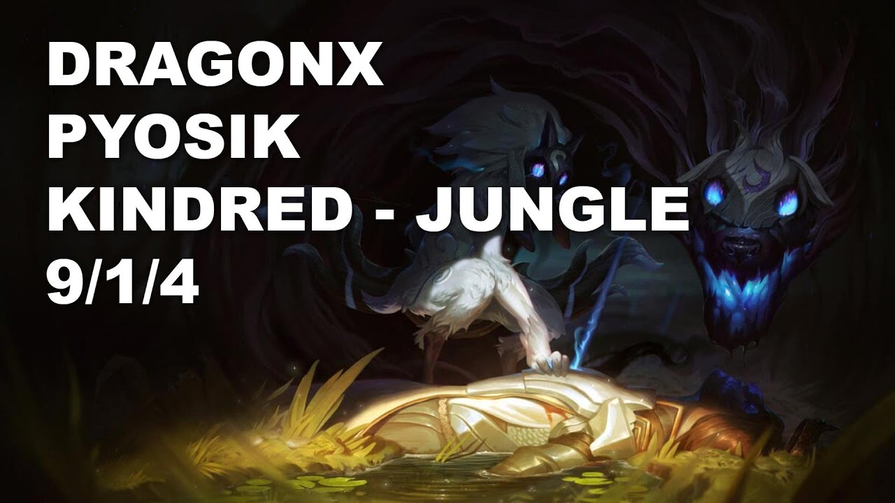 DragonX Pyosik Jungle Kindred vs Nidalee - KR Challenger Patch 10.8