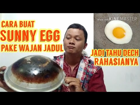 TELUR GORENG BULAT - Trik Mudah Membuat Telur Mata Sapi. 