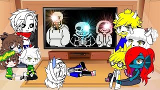 _∆Undertale react∆_ to _∆Bad time trio, but i wanna die∆_