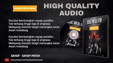 Dewa 19 - Sayap-sayap Patah Lirik HQ Audio | Suara Jernih