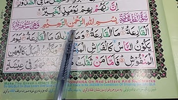 Surah Al Qariah سورةالقارعة | The Striking Hour  | Repeat |Chapter 101 #copyrightfree
