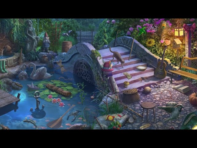 June's Journey 384 - Estate Garden. No Sound, No Loading Screens