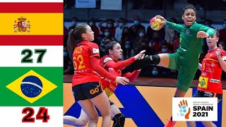 Spain Vs Brazil Handball Women's World Championship Spain 2021