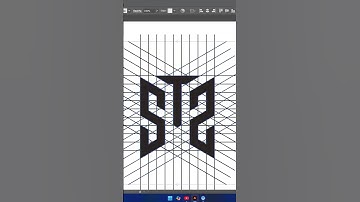 How to create a LOGO with grid system in ILLUSTRATOR day 3