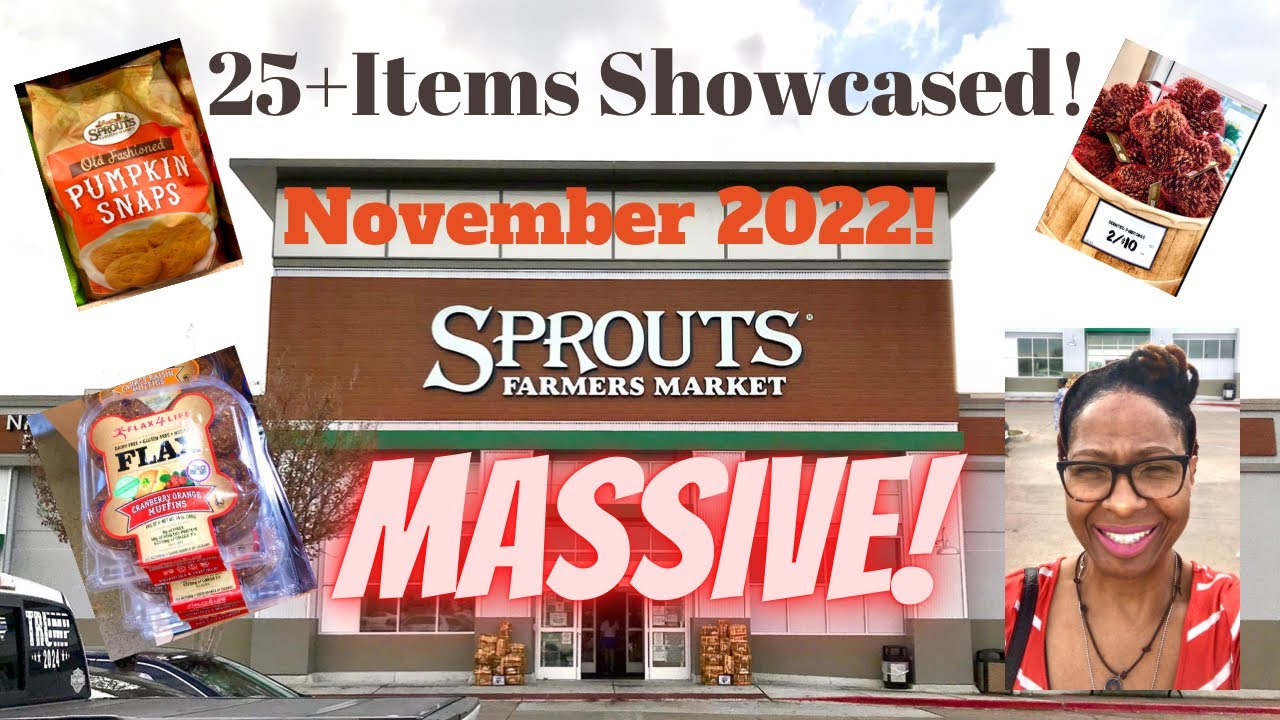 What’s At Sprouts ?! November 2022🌽🍑🍇 YouTube