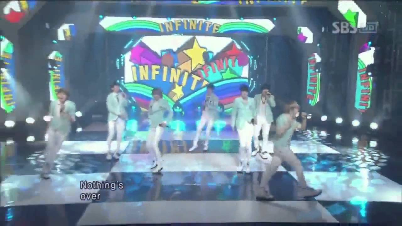 Infinite - Nothing's over Inkigayo sbs Popular song 20110501 - YouTube